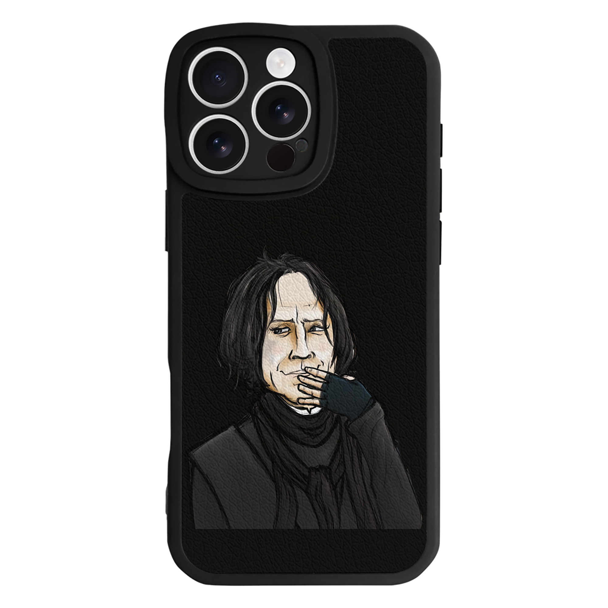 （画像用） Harry Potter ハリー・ポッターシリーズ 【iPhone 16シリーズ対応】シリコンスマホケース（レザー調） 材質：シリコン